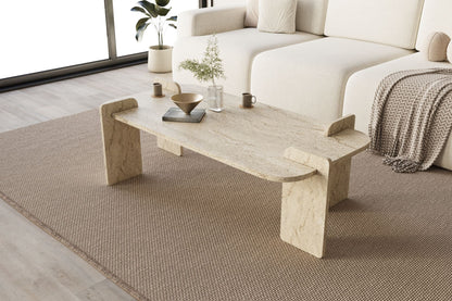 Τραπεζάκι Σαλονιού Travertine 120 x 60 x 35 εκ GR116SAM1513