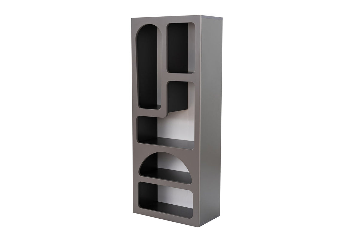 Βιβλιοθήκη 60 × 32 × 150 εκ. Ανθρακί GR125GLN1223