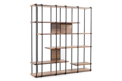 Βιβλιοθήκη 170 × 35 × 180 εκ. Καρυδί GR141HWR1137