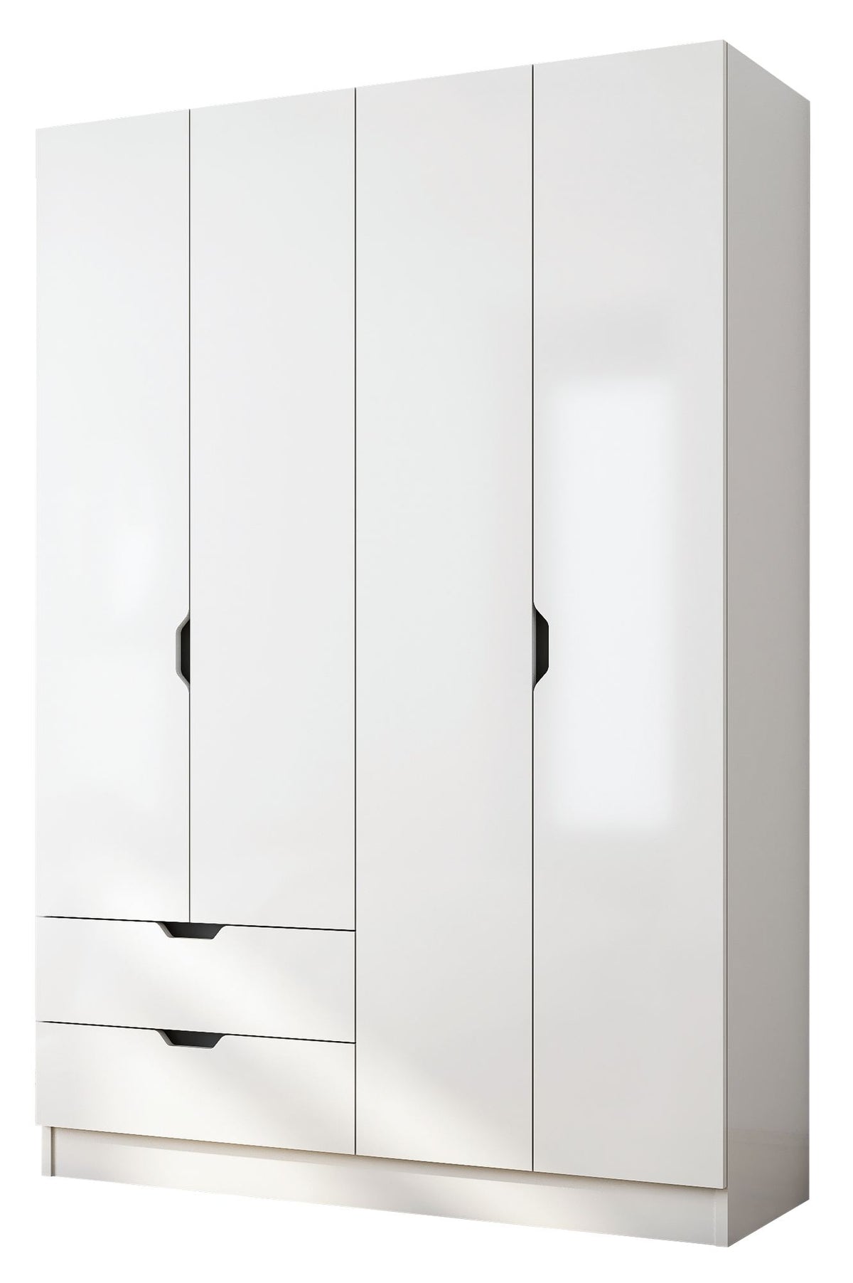 Ντουλάπα 120x180x45 εκ Ματ Λευκό 167RAB1104