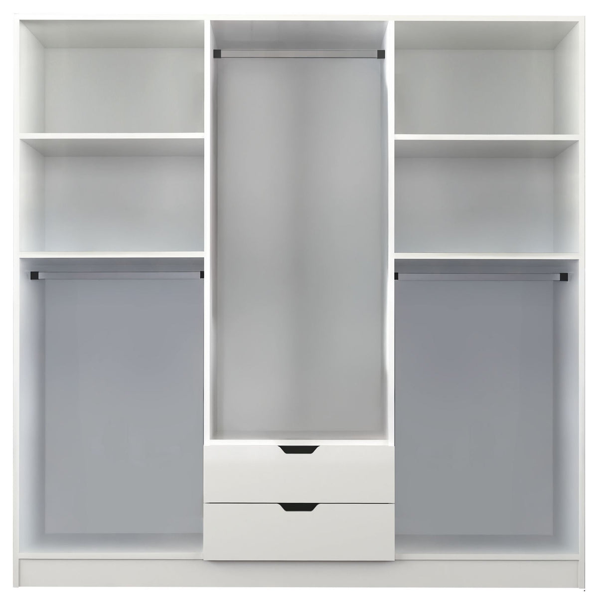 Ντουλάπα 180x180x45 εκ Ματ Λευκό 167RAB1130