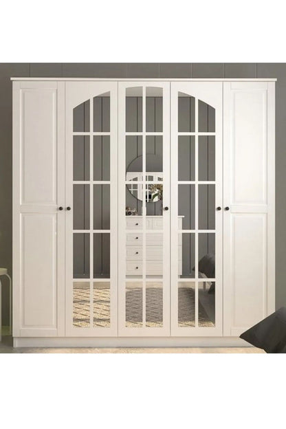 Ντουλάπα 175x184x52 εκ Ματ Λευκό 167RAB1139