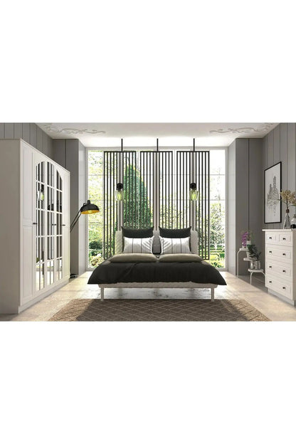 Ντουλάπα 175x210x52 εκ Ματ Λευκό 167RAB1140