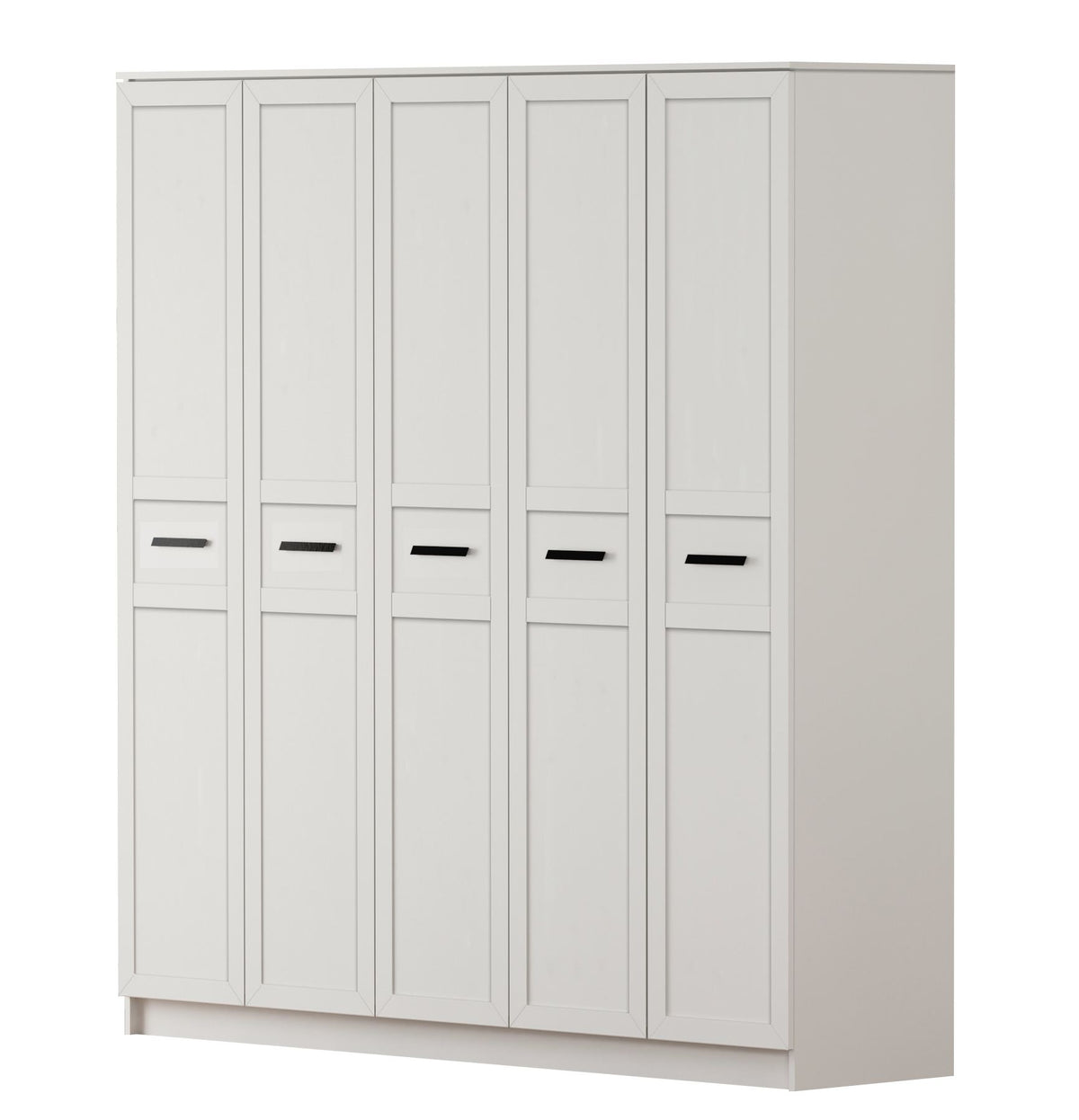 Ντουλάπα 175x184x52 εκ Ματ Λευκό 167RAB1172