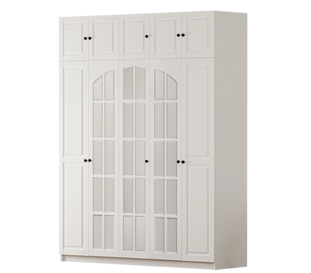 Ντουλάπα 175x240x52 εκ Ματ Λευκό 167RAB1207