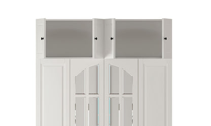 Ντουλάπα 140x240x52 εκ Ματ Λευκό 167RAB1208