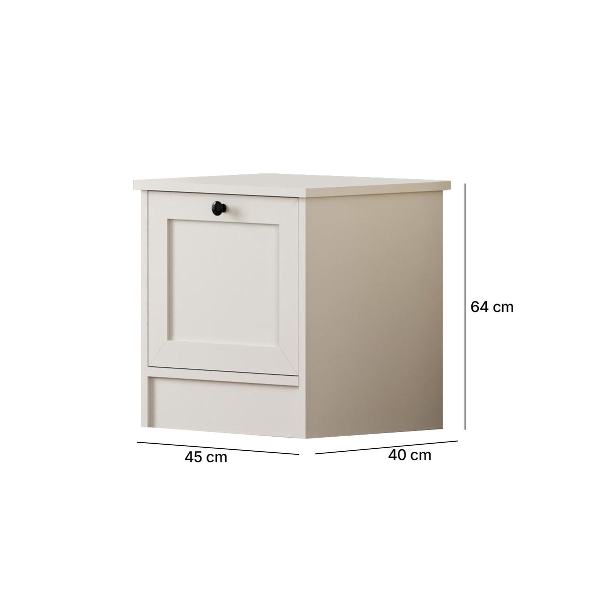 Κομοδίνο Βοηθητικό Τραπεζάκι 52x48x12,5 εκ. | 167RAB1309