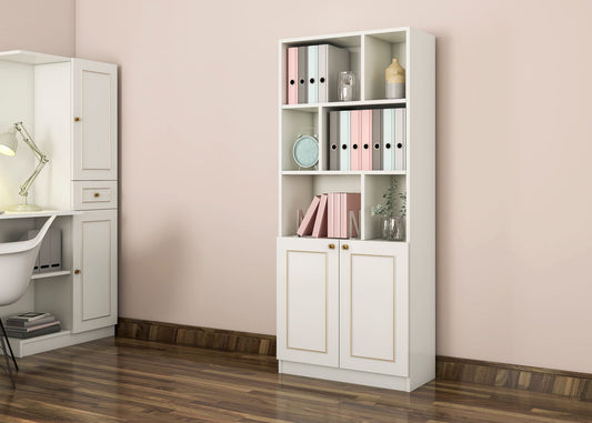 Βιβλιοθήκη 70 × 33 × 180 εκ. Matte Λευκό GR167RAB1706
