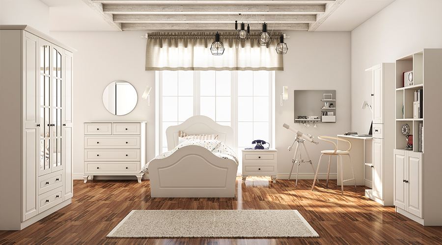 Μονό Κρεβάτι 90x190 cm με Κεφαλάρι MDF σε Ματ Λευκό Χρώμα – Σύγχρονος Σχεδιασμός & Ανθεκτική Κατασκευή | 167RAB2101