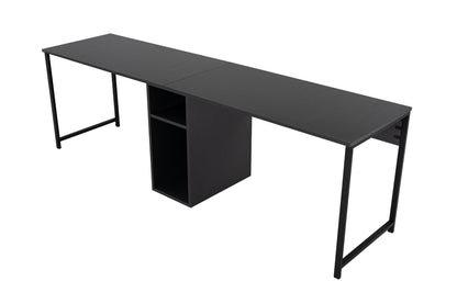 Γραφείο Υπολογιστή και Μελέτης 240x74x60 εκ. Ανθρακί Μαύρο | 241NRD1104