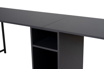 Γραφείο Υπολογιστή και Μελέτης 240x74x60 εκ. Ανθρακί Μαύρο | 241NRD1104