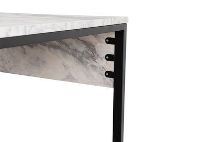Γραφείο Υπολογιστή και Μελέτης 240x74x60 εκ. Freesia Marble Μαύρο | 241NRD1106