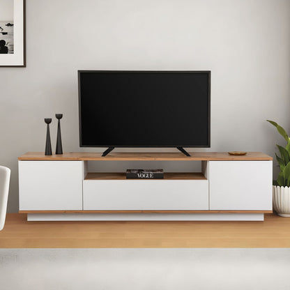 Έπιπλο Τηλεόρασης TV Βάση Σύνθεση Λευκό Atlantic Pine | 241NRD1302