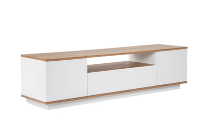 Έπιπλο Τηλεόρασης TV Βάση Σύνθεση Λευκό Atlantic Pine | 241NRD1302