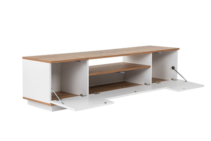 Έπιπλο Τηλεόρασης TV Βάση Σύνθεση Λευκό Atlantic Pine | 241NRD1302