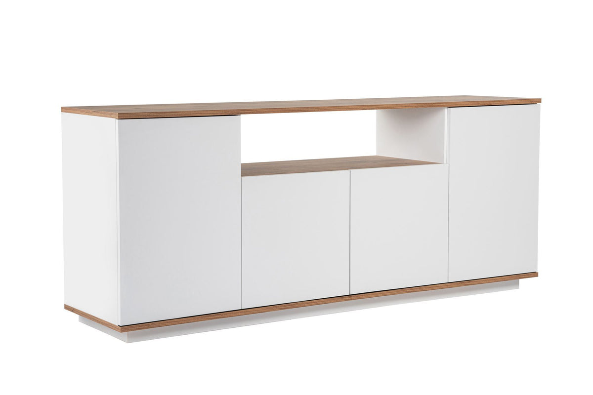 Μπουφές Λευκό Atlantic Πεύκο 180x44,5x75cm | 241NRD1303