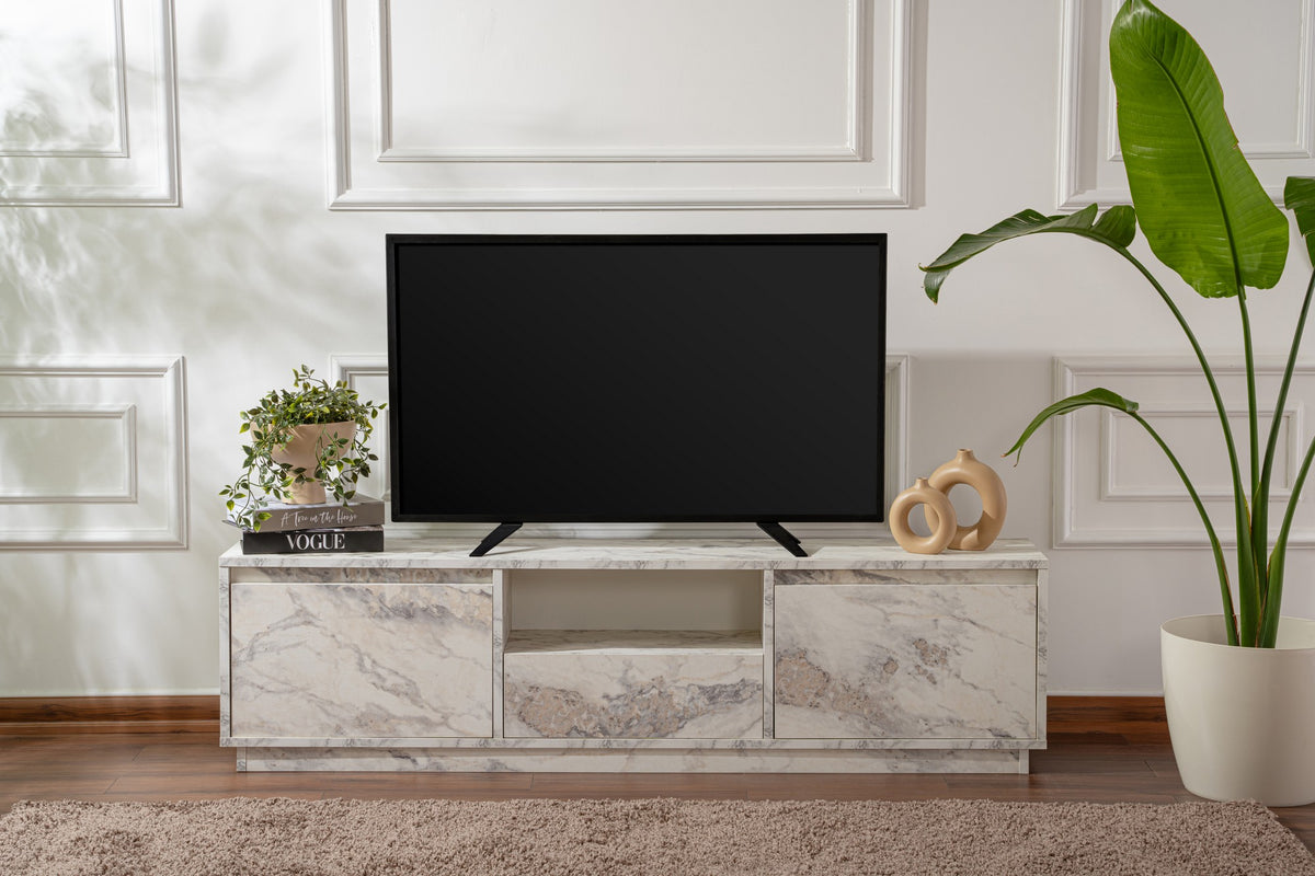 Έπιπλο Τηλεόρασης TV Βάση Σύνθεση Freesia Marble | 241NRD1313