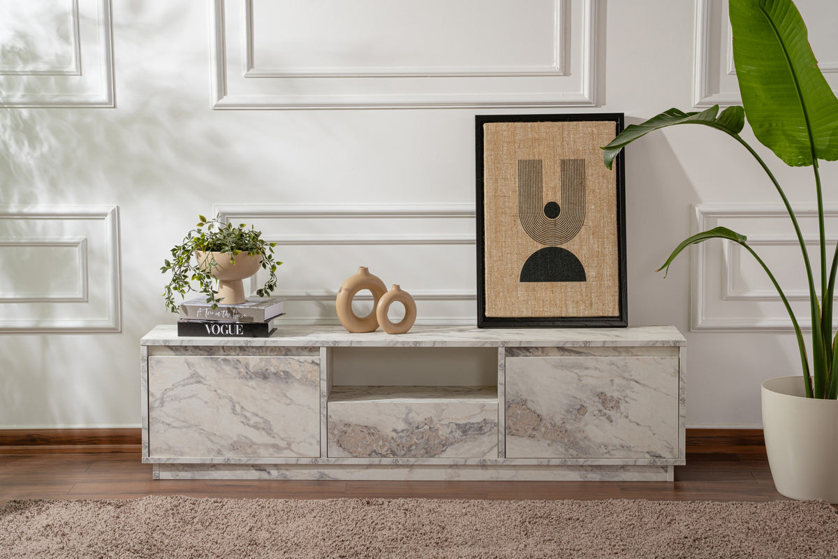Έπιπλο Τηλεόρασης TV Βάση Σύνθεση Freesia Marble | 241NRD1313