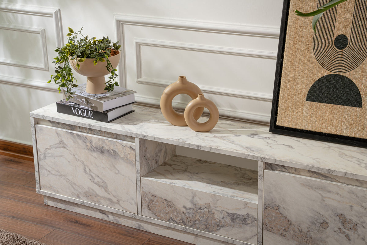 Έπιπλο Τηλεόρασης TV Βάση Σύνθεση Freesia Marble | 241NRD1313