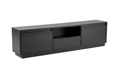 Έπιπλο Τηλεόρασης TV Βάση Σύνθεση Ξύλο Μαύρο | 241NRD1316