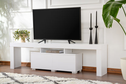 Έπιπλο Τηλεόρασης TV Βάση Σύνθεση Φυσικό Λευκό | 241NRD1323