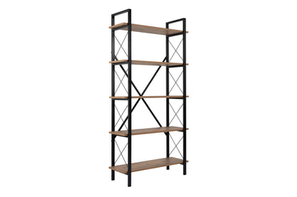 Βιβλιοθήκη 90 × 34 × 180 εκ. Atlantic Pine Μαύρο GR241NRD1332