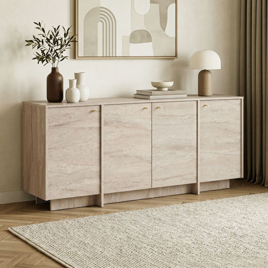 Κονσόλα Μπουφές 180x82x45 εκ Τραβερτίνο 241NRD1358