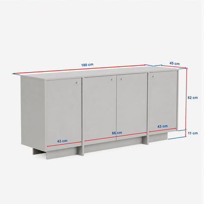 Κονσόλα Μπουφές 180x82x45 εκ Τραβερτίνο 241NRD1358