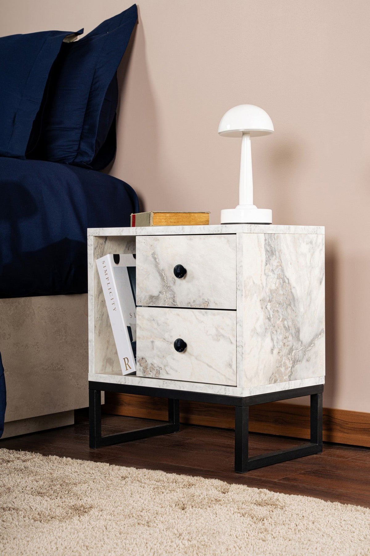 Κομοδίνο Βοηθητικό Τραπεζάκι 40x55,5x23 εκ. | 241NRD1408