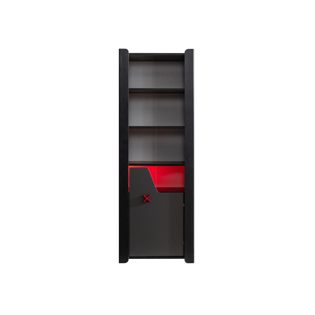 Βιβλιοθήκη 60 × 45 × 170 εκ. Ανθρακί GR249HRV1106