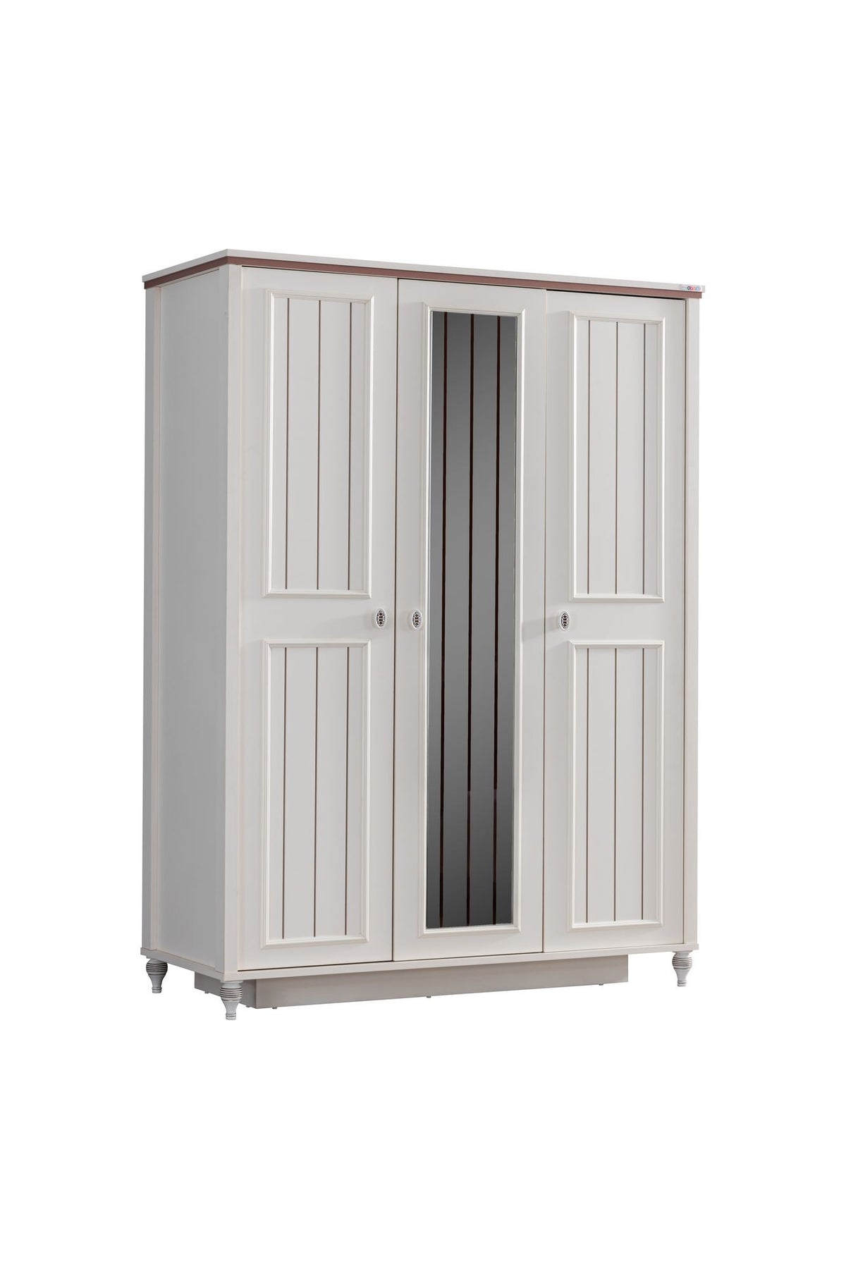 Ντουλάπα 146x198x61 εκ Light Cream 249HRV1516