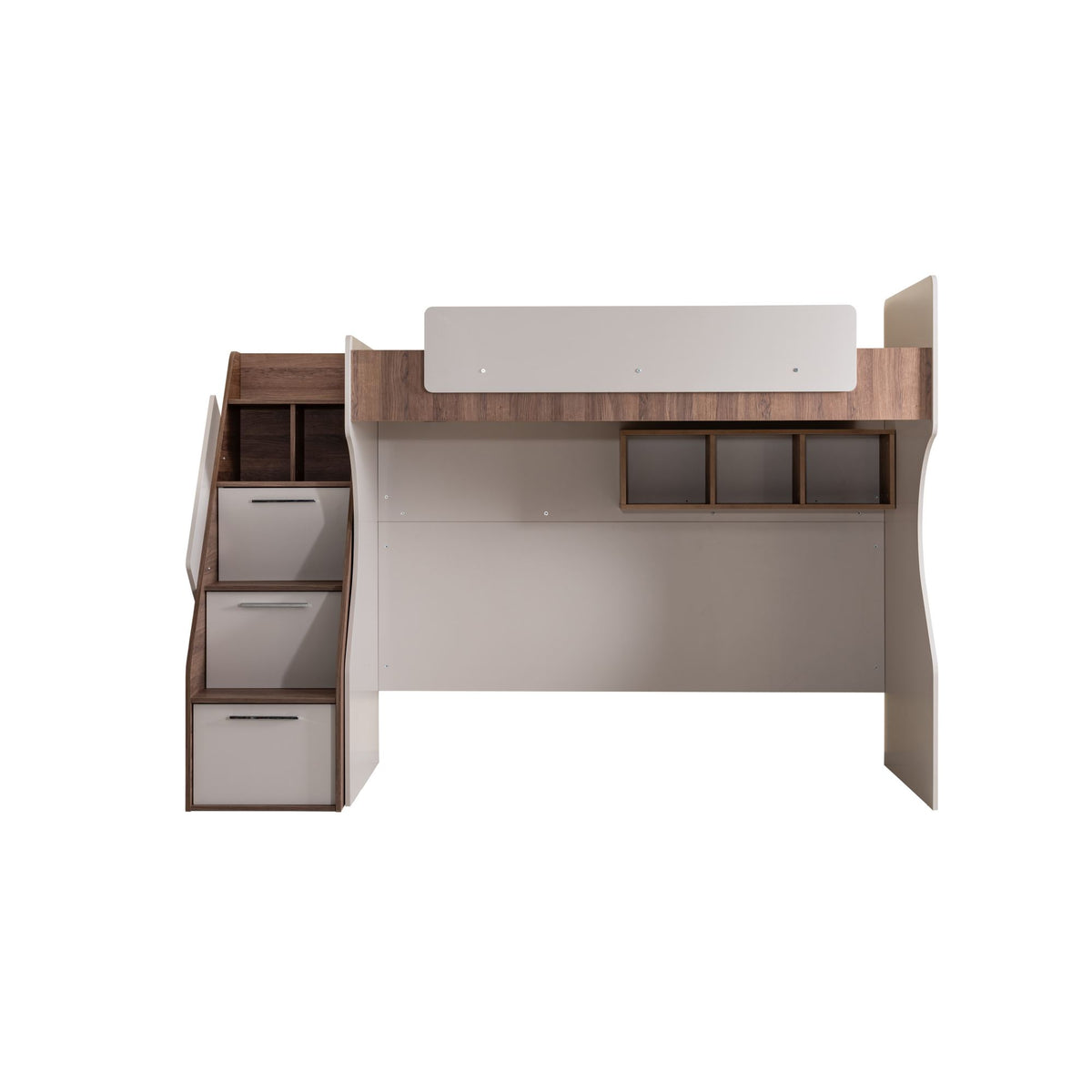 Κουκέτα Κρεβάτι 260x185x106 cm σε Κρεμ & Καφέ Χρώμα με Μοντέρνο Σχεδιασμό |GR249HRV1618