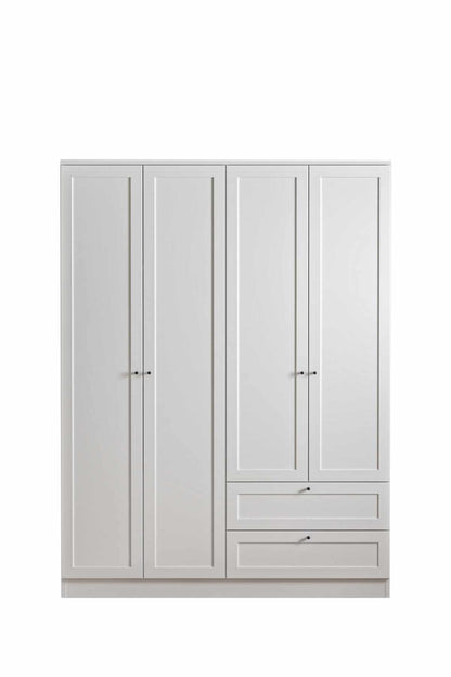 Ντουλάπα 137x182x52 εκ Λευκό 260ETH1308