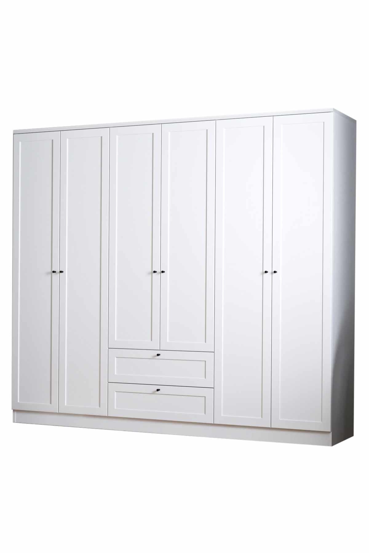 Ντουλάπα 205x210x52 εκ Λευκό 260ETH1313