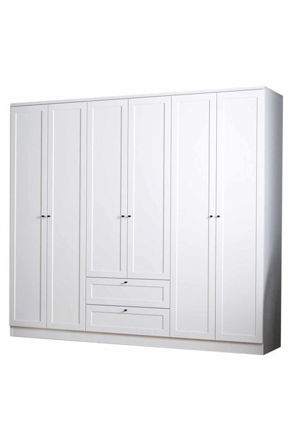 Ντουλάπα 205x210x52 εκ Λευκό 260ETH1313