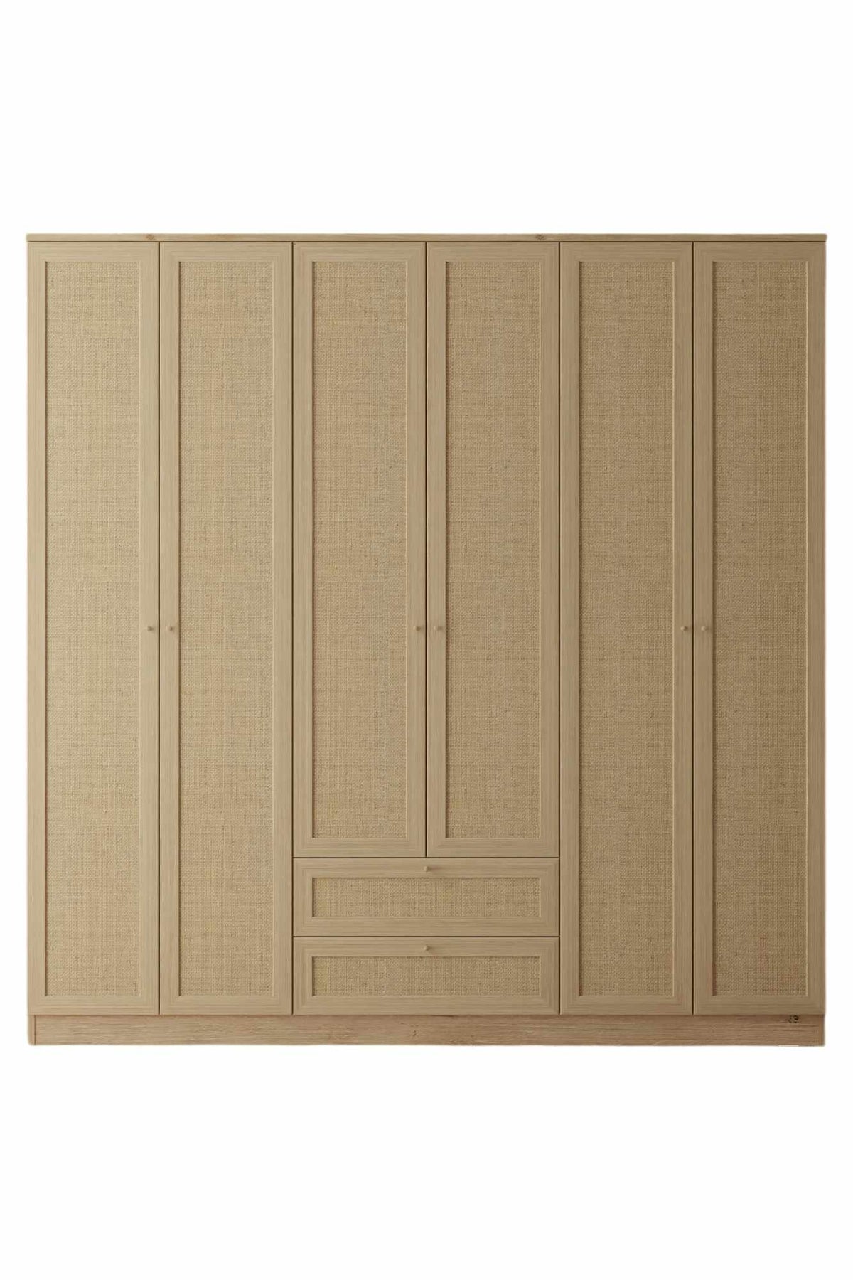 Ντουλάπα 206x210x52 εκ Μπεζ 260ETH1314