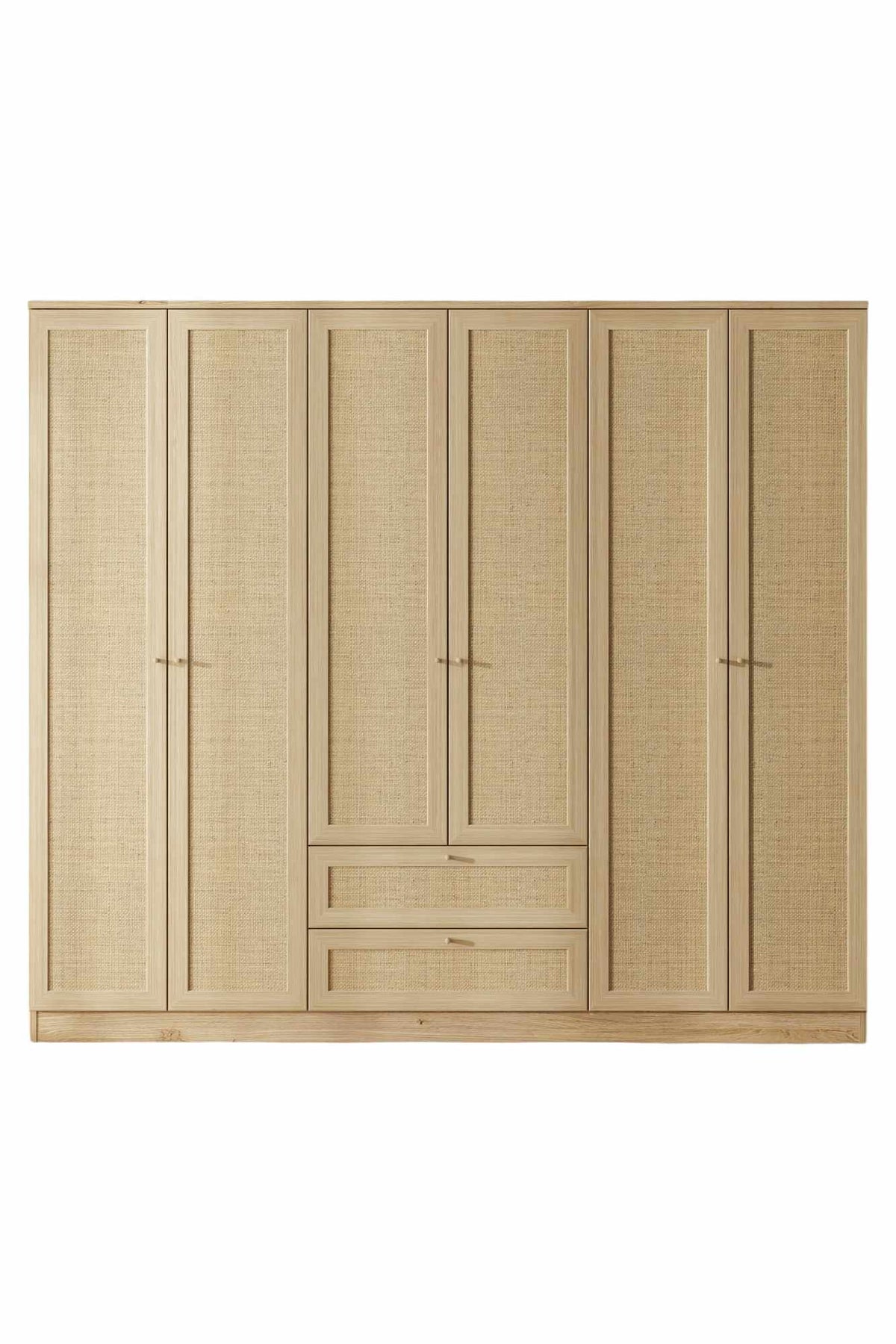 Ντουλάπα 206x182x52 εκ Μπεζ 260ETH1315