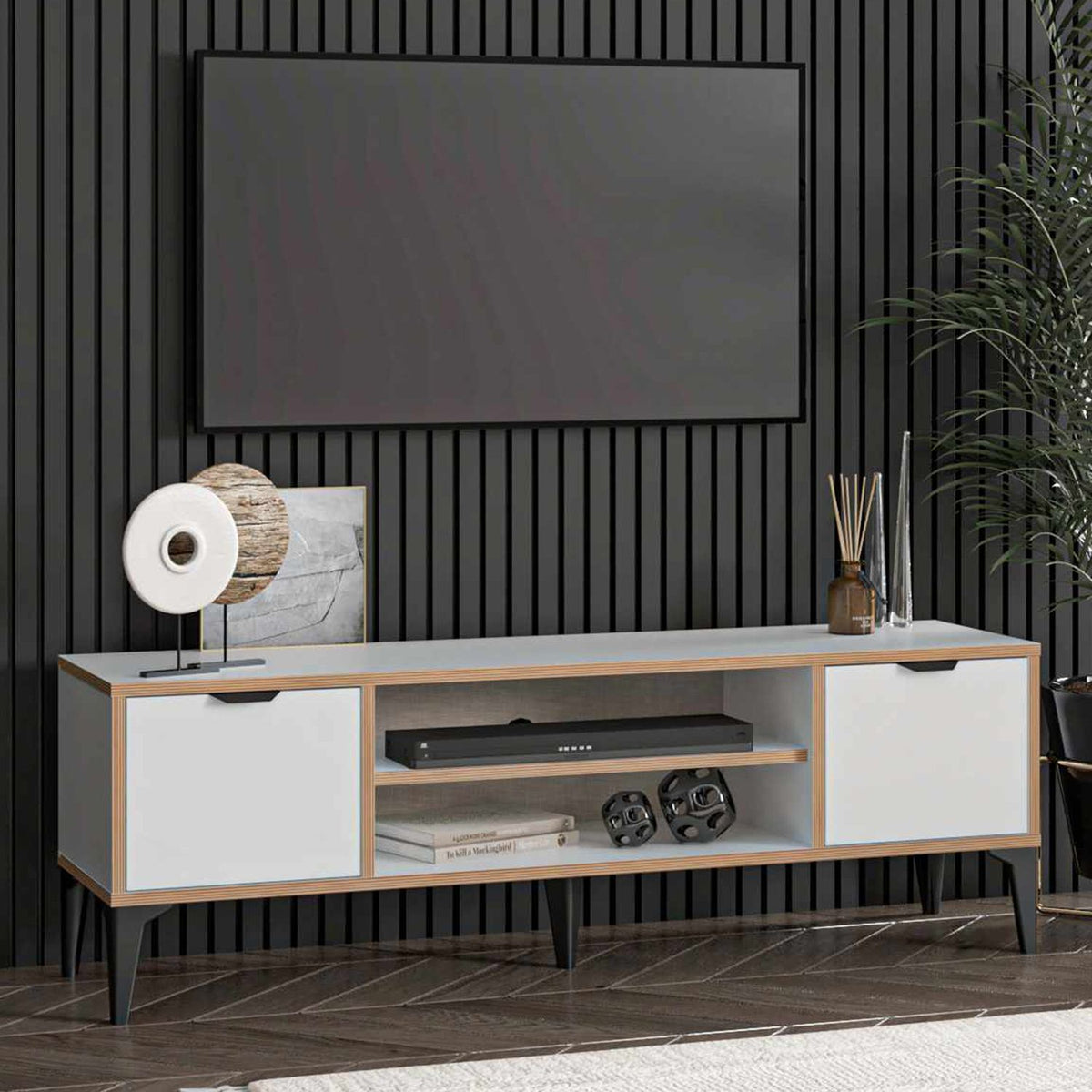 Έπιπλο Τηλεόρασης TV Βάση Σύνθεση Λευκό | 260ETH1701