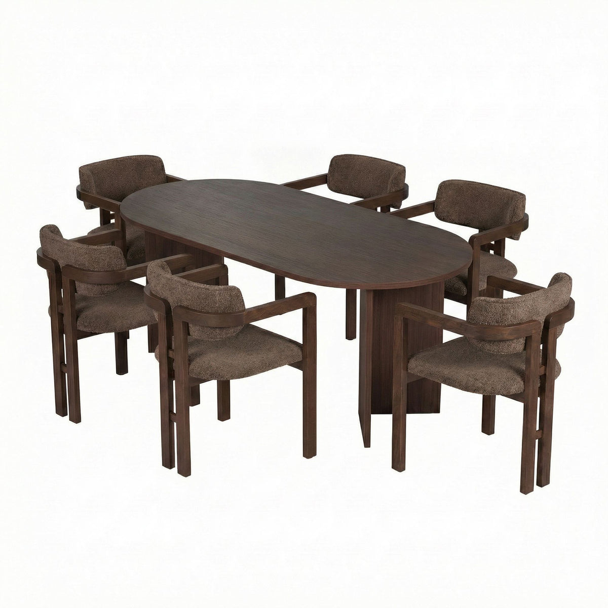 Σετ Τραπεζαρίας με Καρέκλες (7 Τεμαχίων) 266ARC1503