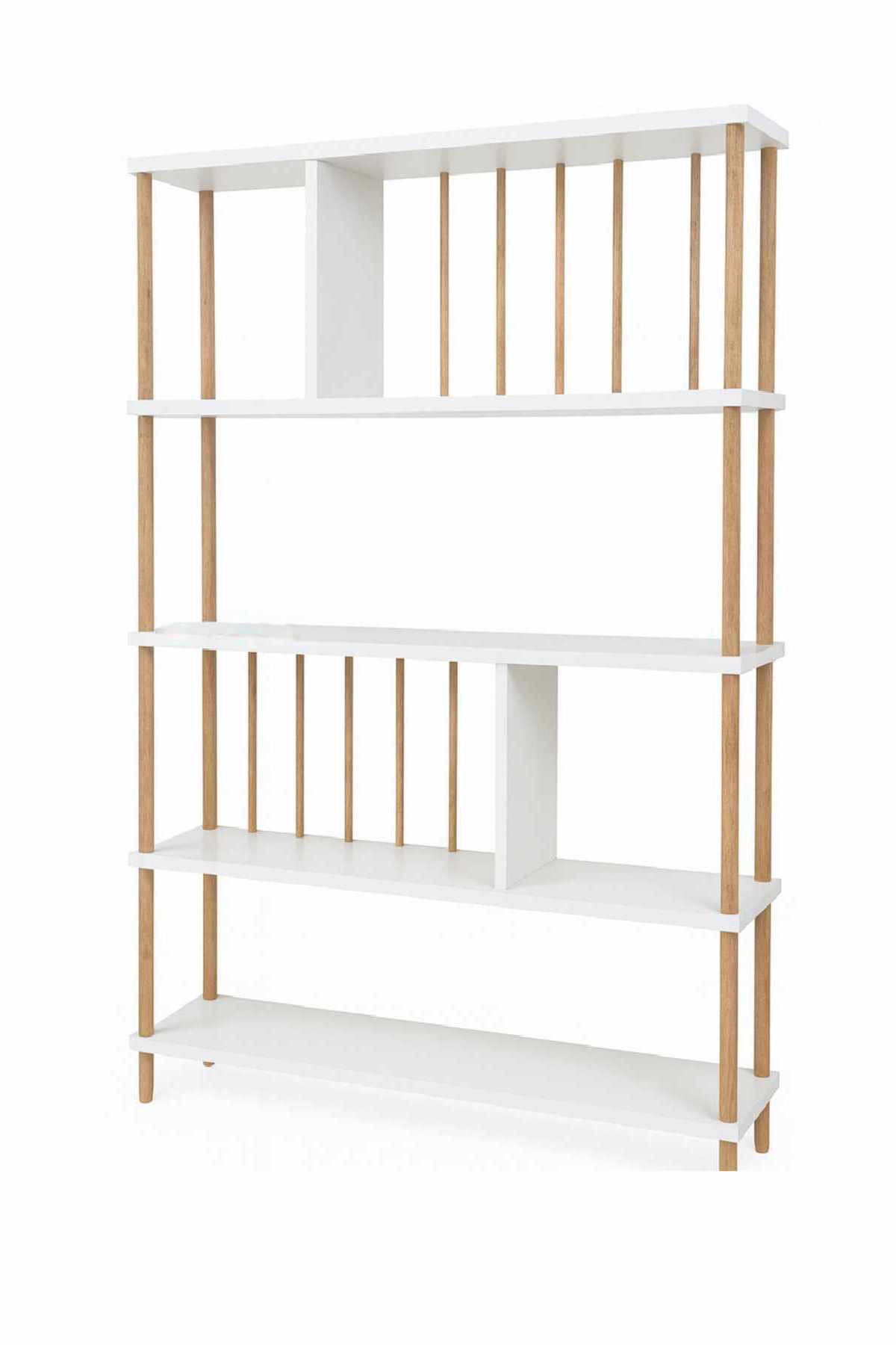 Βιβλιοθήκη Λευκό 90x137x20 εκ 276TDB1138