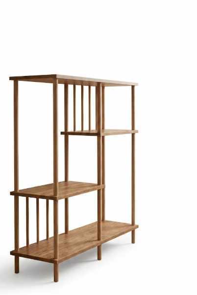 Βιβλιοθήκη Πεύκο 85x106x30 εκ 276TDB1194