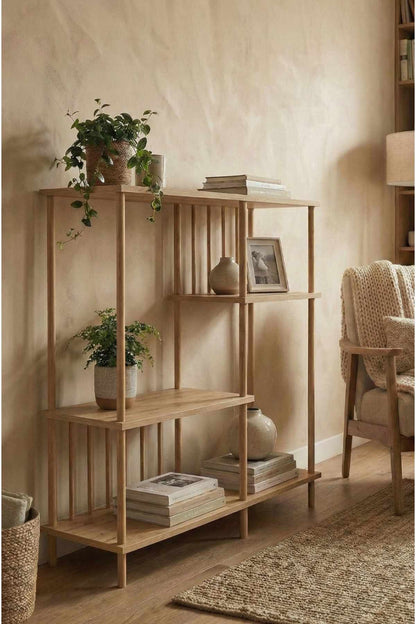Βιβλιοθήκη Δρυς Sapphire 85x106x30 εκ 276TDB1195