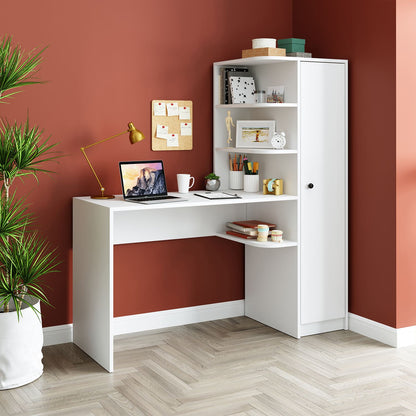 Γραφείο Υπολογιστή και Μελέτης Λευκό 143.2x143.2x50 εκ 283VLN1320
