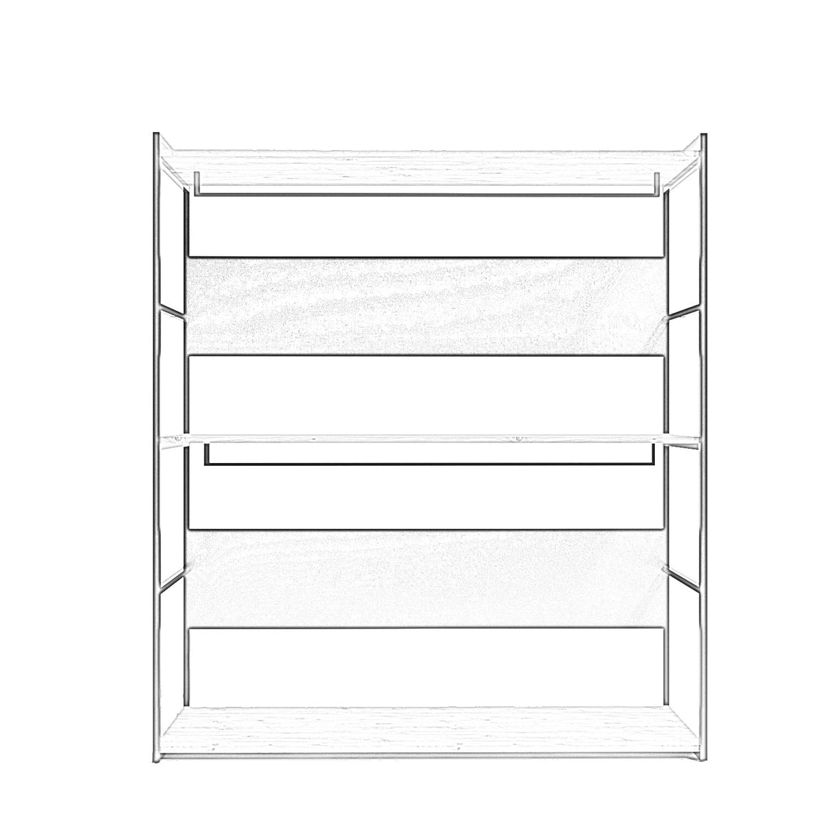 Ντουλάπα 160x170x40 εκ Oak Black 285LCV1215