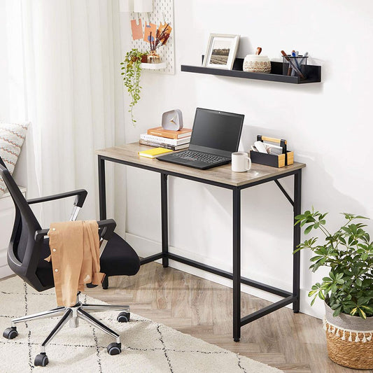 Computertisch Schreibtisch Metalltisch Industriell Honigbraun Schwarz LW-D041B05