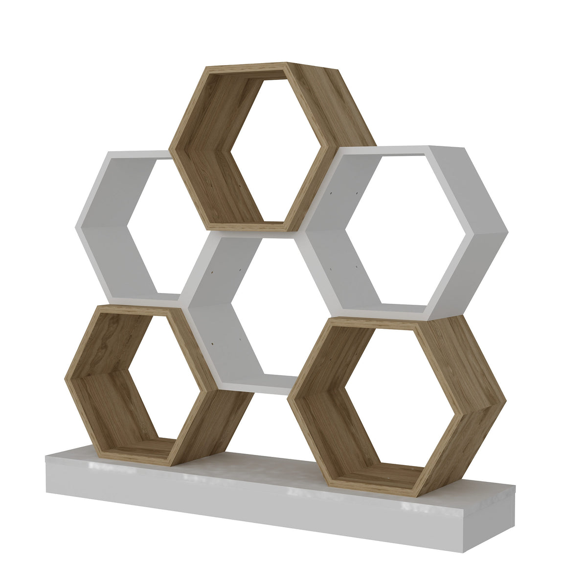 Βιβλιοθήκη 120 × 29,5 × 109 εκ. Λευκό Δρυς GR322RTC1102