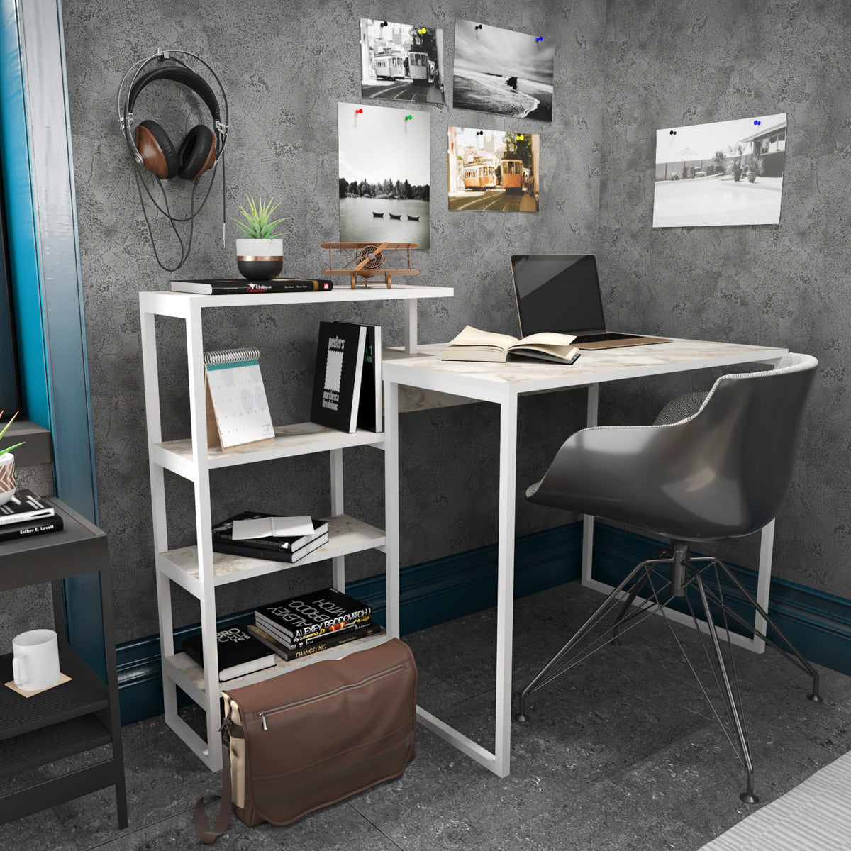 Γραφείο Υπολογιστή και Μελέτης Λευκό | 322RTC1308