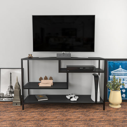 Έπιπλο Τηλεόρασης TV Βάση Σύνθεση Ανθρακί Μαύρο | 322RTC2204