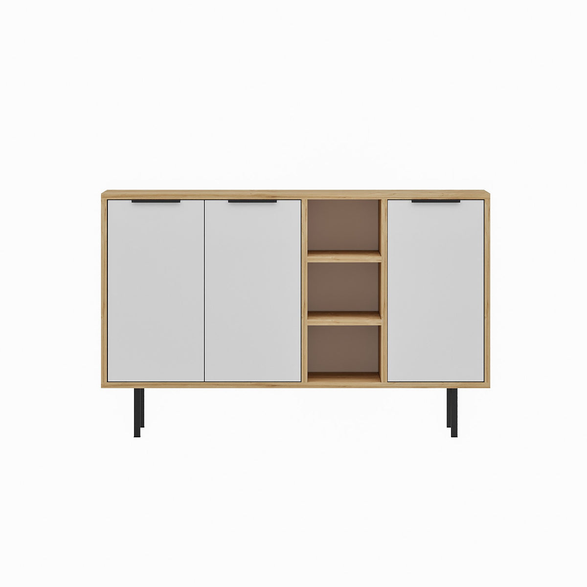 Μπουφές Sapphire Δρυς
Λευκό 120x29,6x75cm | 327ODS1305