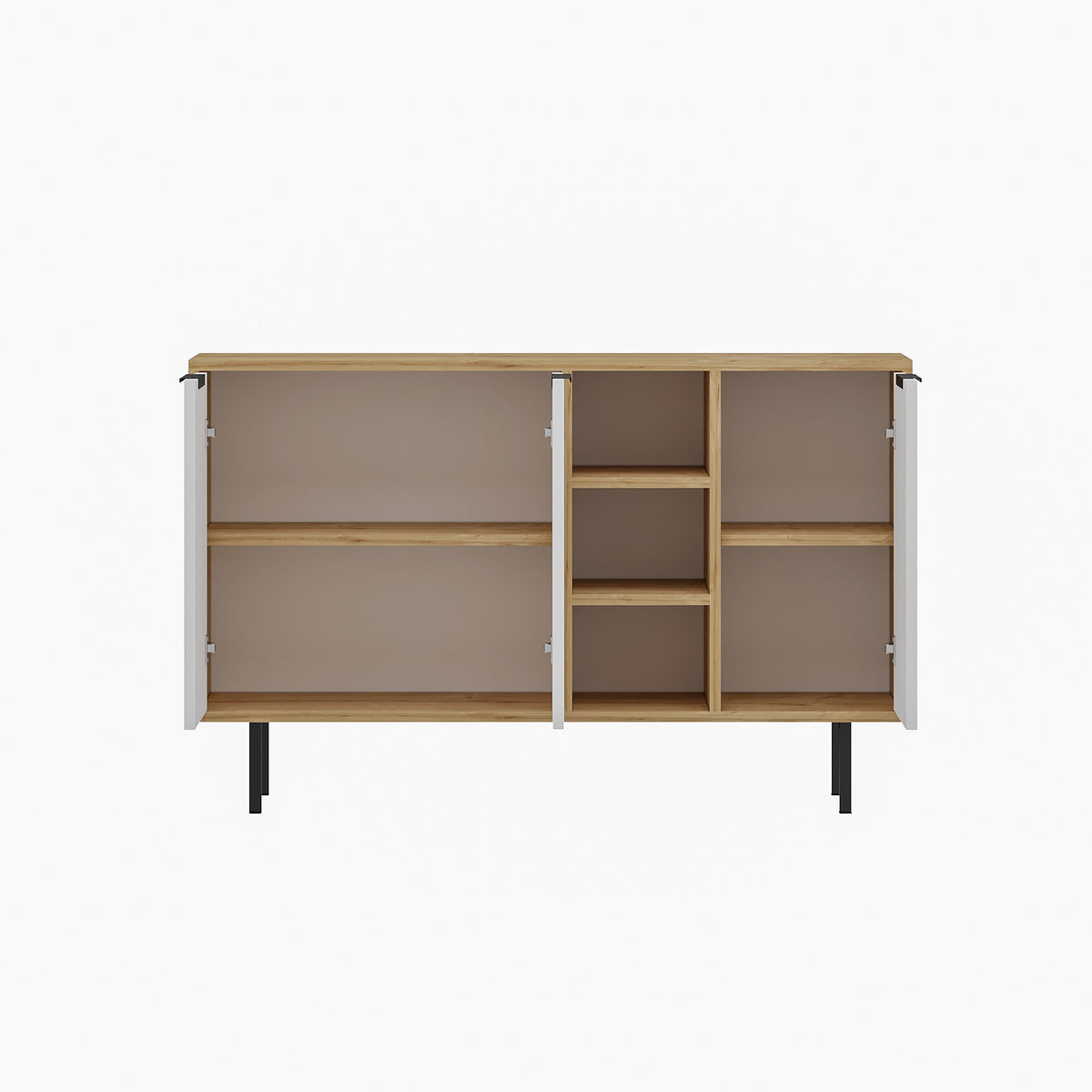 Μπουφές Sapphire Δρυς
Λευκό 120x29,6x75cm | 327ODS1305